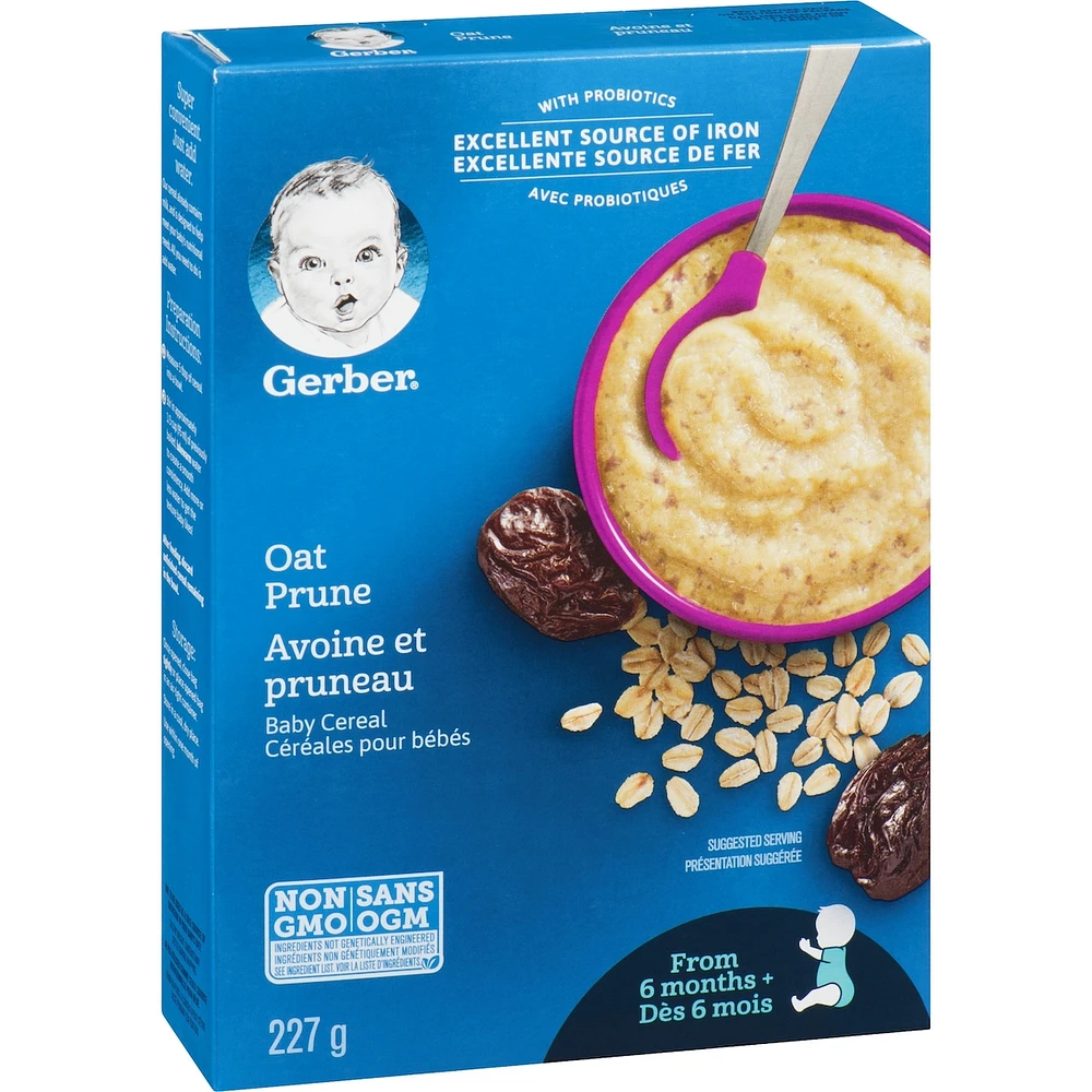 Céréales pour bébés Étape 2 Avoine avec pruneaux