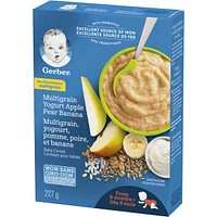 Céréales bébés Multigrains yogourt, pomme, poire, banana