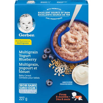 Stage 3 Multigrain Yogurt Blueberry Baby Cereal