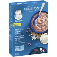 Céréales pour bébés Étape 3 Multigrains avec yogourt et bleuet