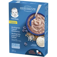Céréales pour bébés Étape 3 Multigrains avec yogourt et bleuet