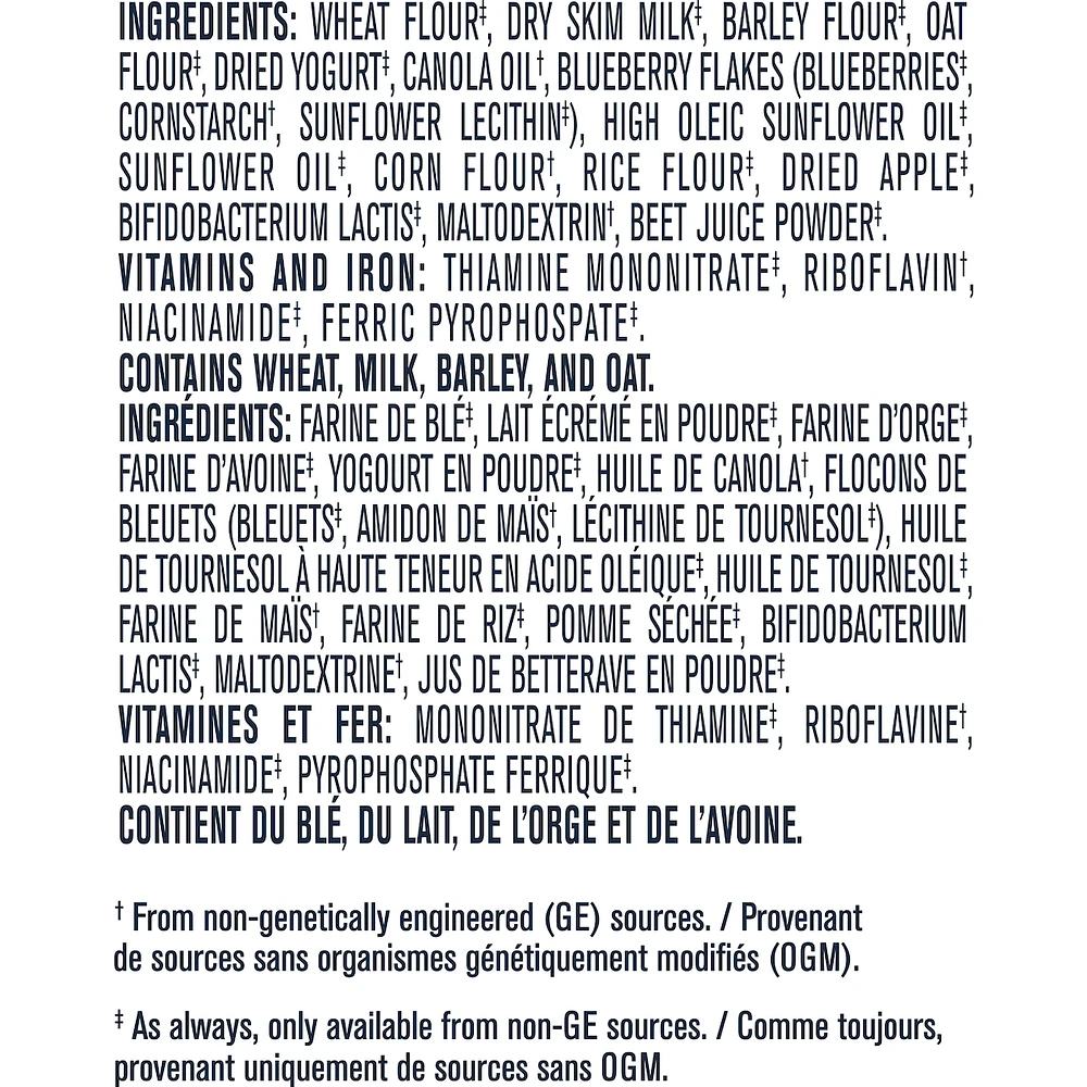 Céréales pour bébés Étape 3 Multigrains avec yogourt et bleuet
