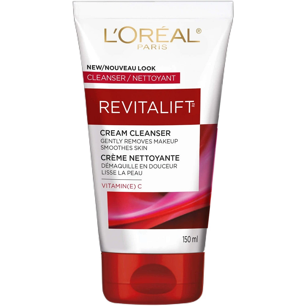 Revitalift Makeup-Removing Cleansing Cream Face Cleanser & Toner, with Vitamin C