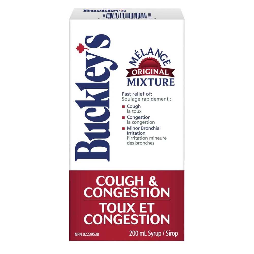 Buckley's® Cough Congestion Original Mixture Syrup Sucrose-Free