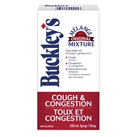 Buckley's® Cough Congestion Original Mixture Syrup Sucrose-Free