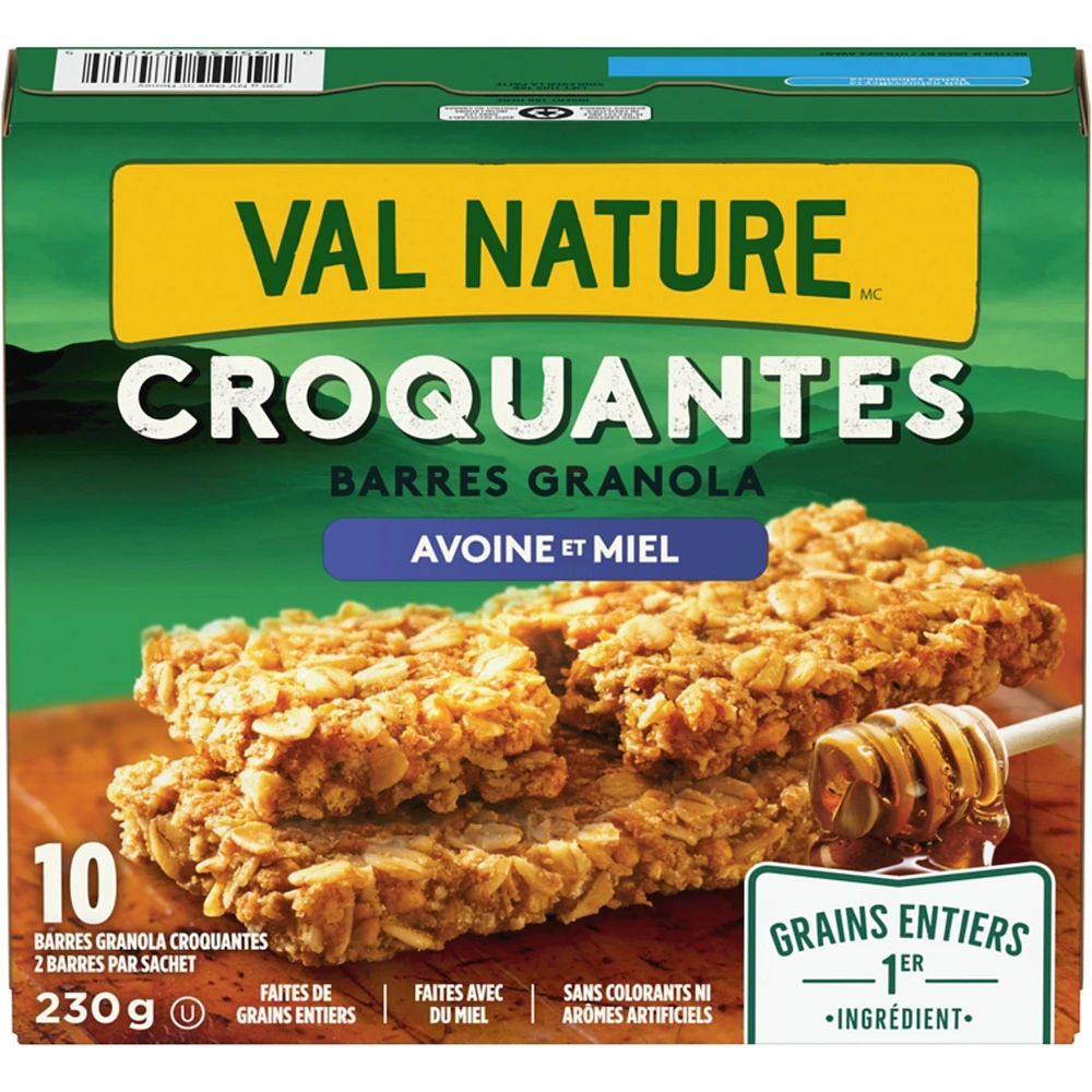 Crunchy Oats 'n' Honey Granola Bars 2 CT , 10 Bars