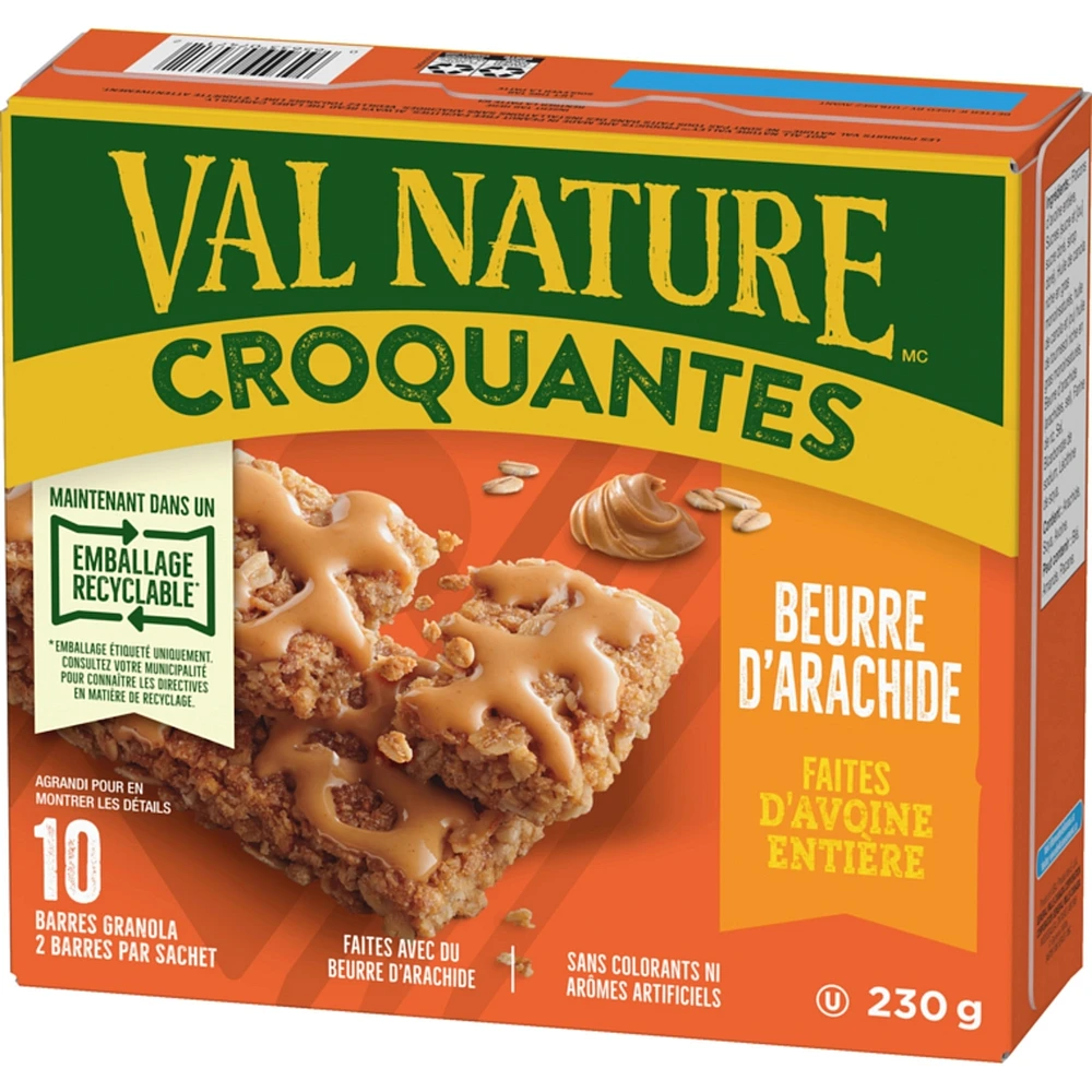 Crunchy Peany Butter Granola Bars 2 CT , 10 Bars
