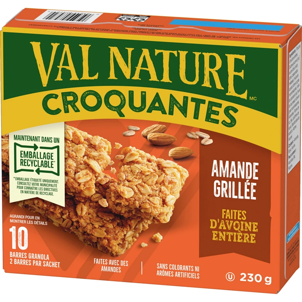 Crunchy Roasted Almond Granola Bars 5 ct, 10 bars
