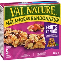 Chewy Trail Mix Granola Bars, Fruit and Nut, 5 ct