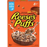 Reese's Puffs Breakfast Cereal, Peanut Butter Chocolate, Whole Grains