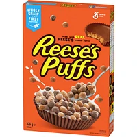 Reese's Puffs Breakfast Cereal, Peanut Butter Chocolate, Whole Grains