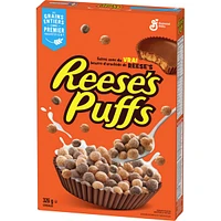 Reese's Puffs Breakfast Cereal, Peanut Butter Chocolate, Whole Grains