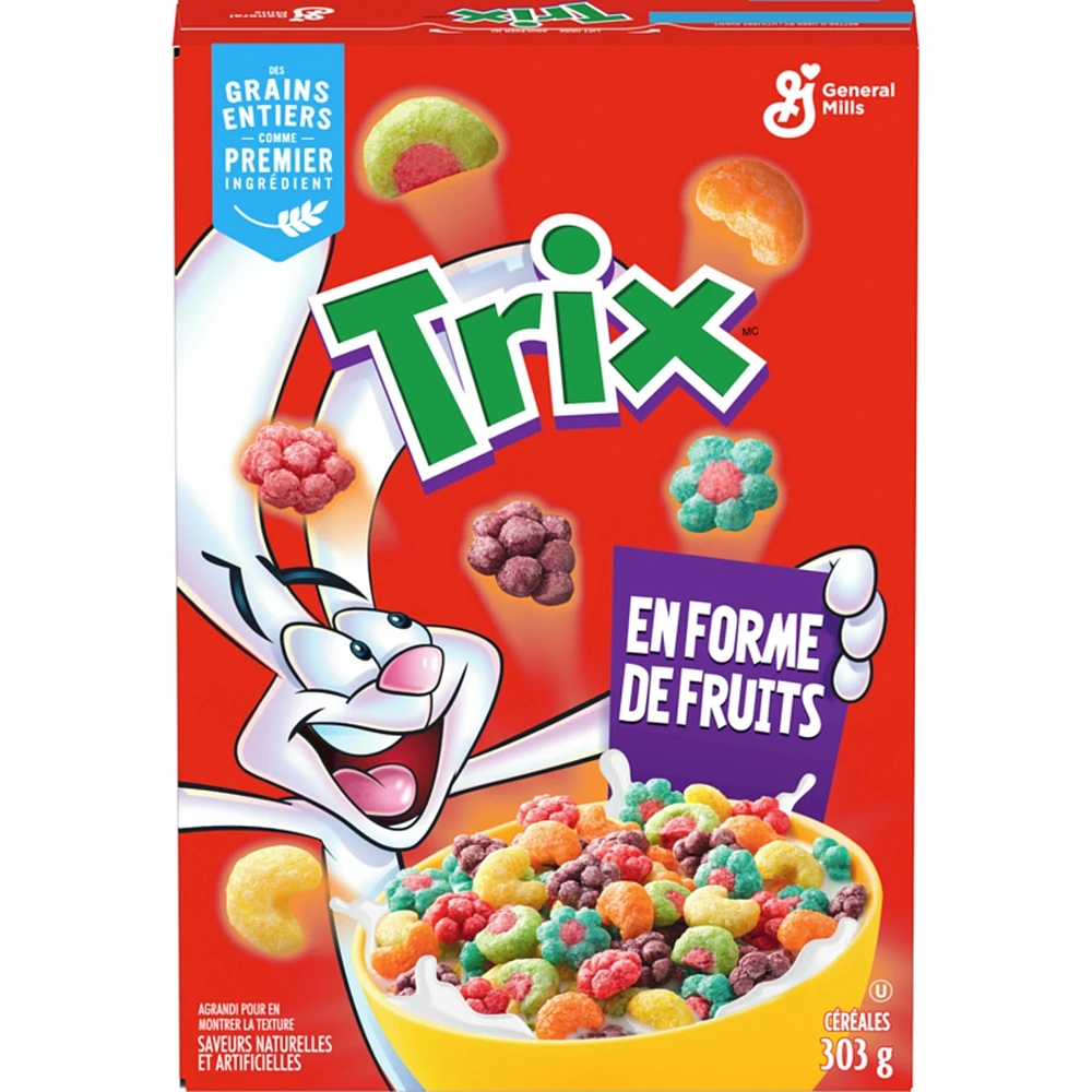 Trix en forme de Fruits Céréales