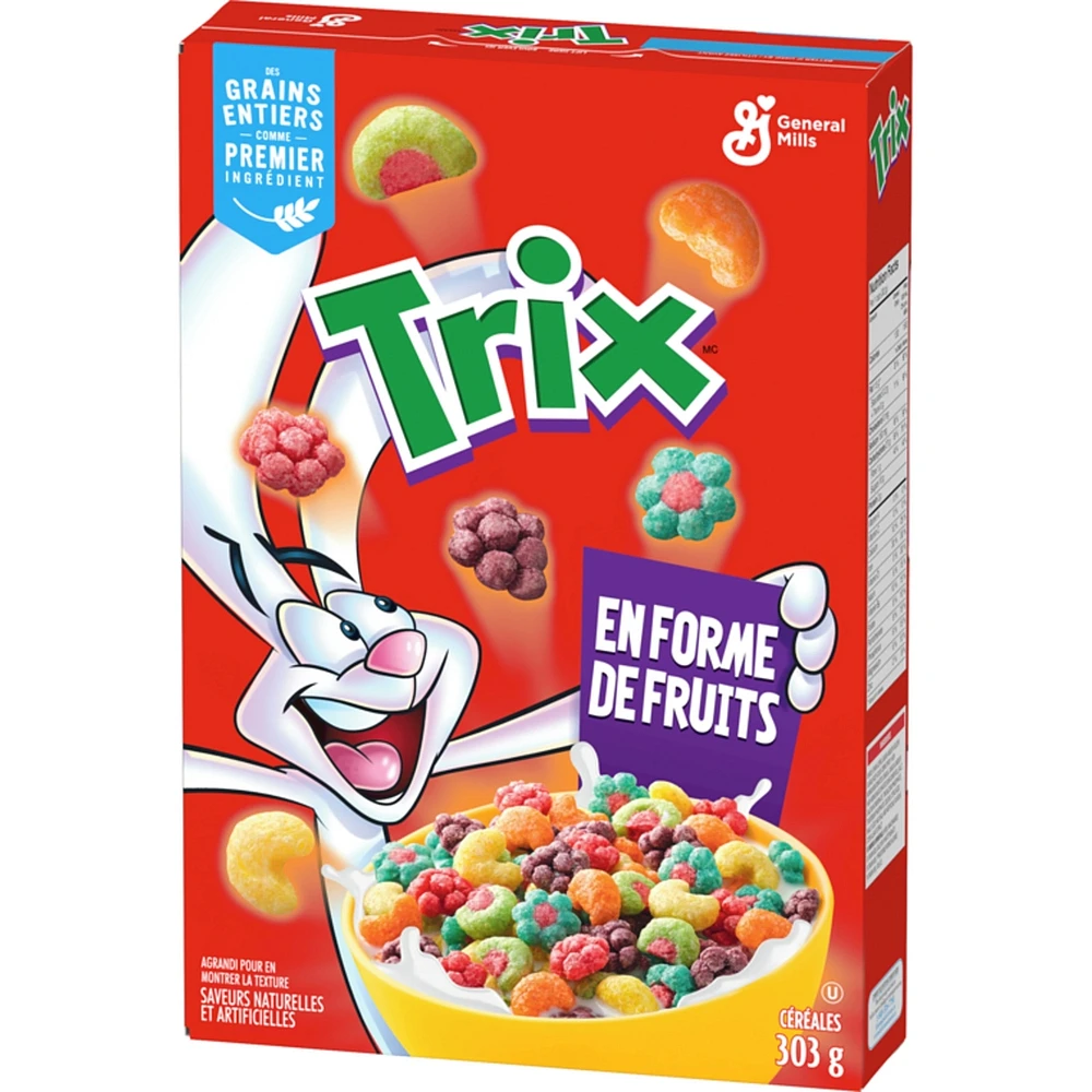 Trix en forme de Fruits Céréales