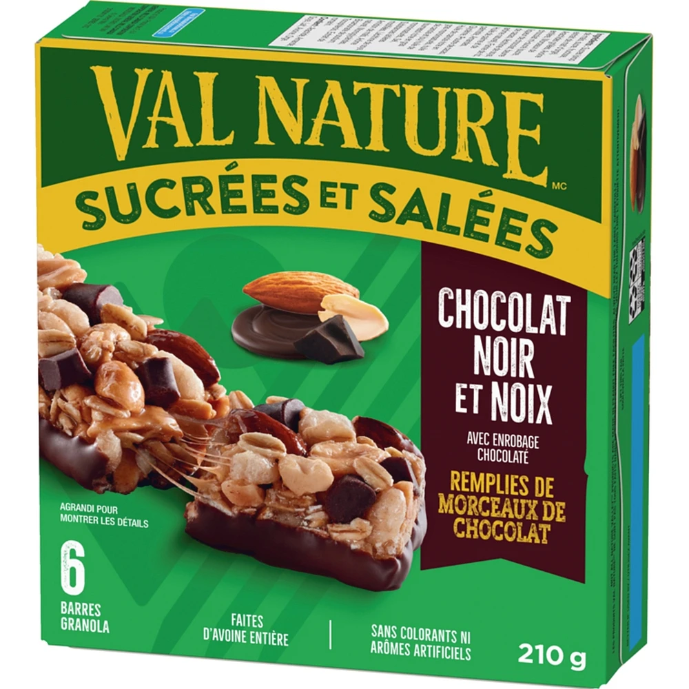 Granola Bars Sweet & Salty Dark Chocolate Nut