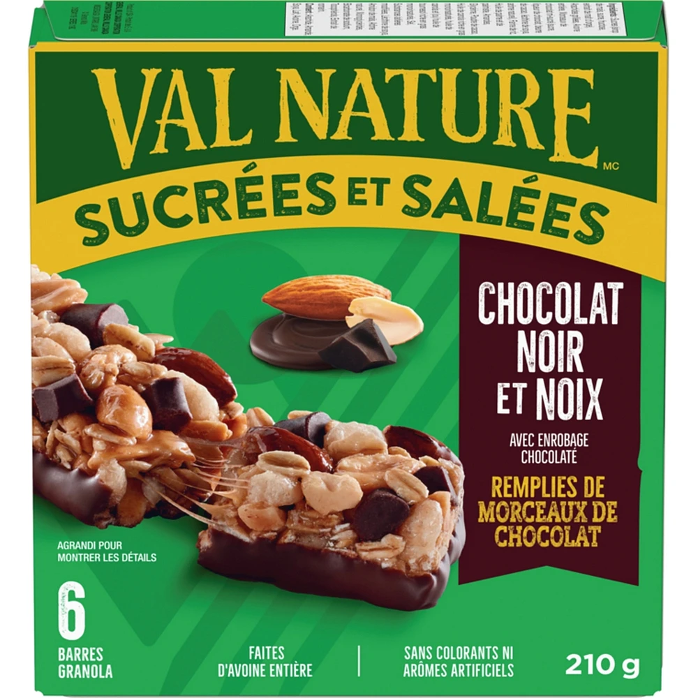 Granola Bars Sweet & Salty Dark Chocolate Nut