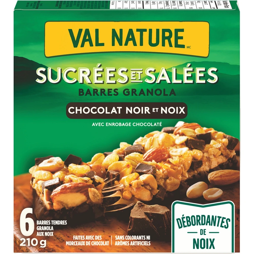 Granola Bars Sweet & Salty Dark Chocolate Nut