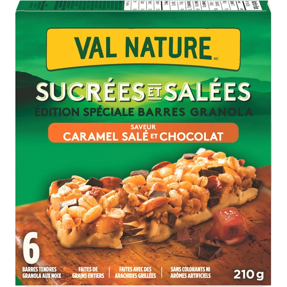 Granola Bars Sweet & Salty Salted Caramel Chocolate Flavour