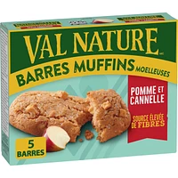 Soft-Baked Muffin Bars, Apple Cinnamon, Snack Bars, 5 ct