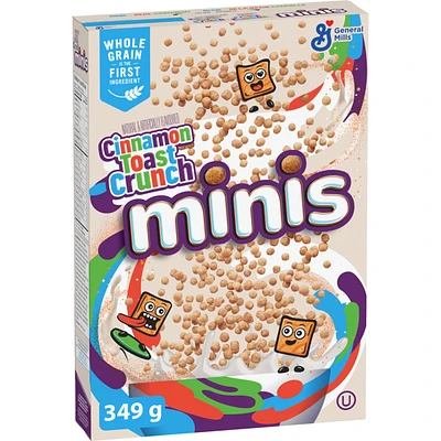 Cinnamon Toast Crunch Minis Breakfast Cereal, Whole Grains and Real Cinnamon