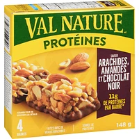 Protein Granola Bars, Peanut Almond and Dark Chocolate, 4 ct