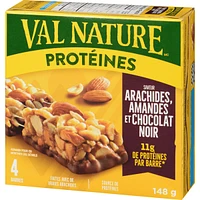 Protein Granola Bars, Peanut Almond and Dark Chocolate, 4 ct