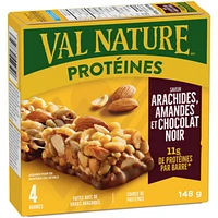 Protein Granola Bars, Peanut Almond and Dark Chocolate, 4 ct