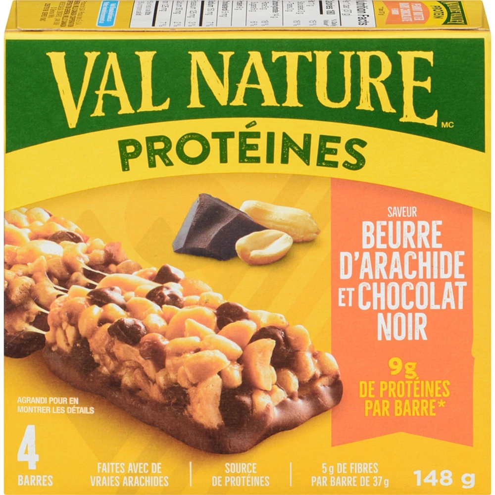 Protein Granola Bars, Peanut Butter Dark Chocolate, 4 ct