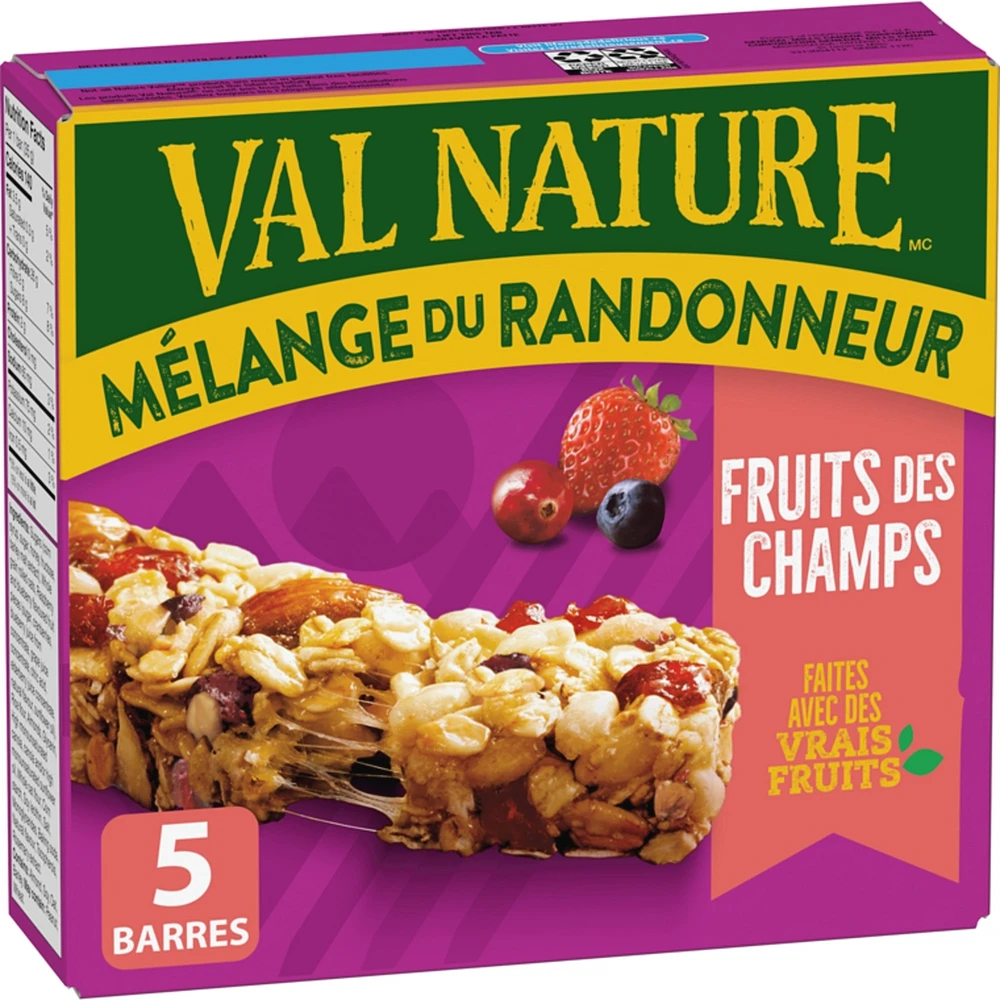 Chewy Trail Mix Granola Bars, Mixed Berry
