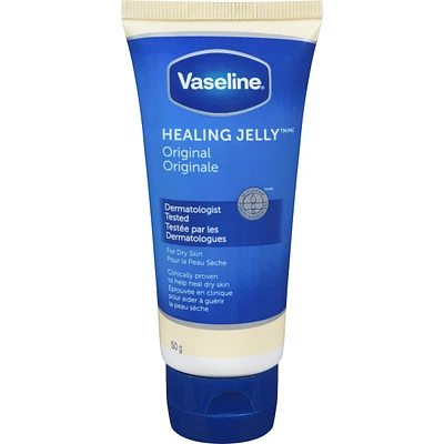 Vaseline Healing Jelly Petroleum Jelly for sensitive, dry skin Original hypoallergenic 50 g