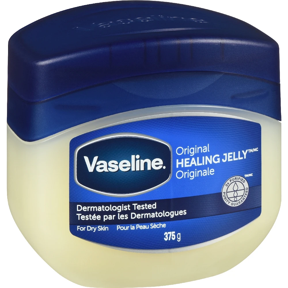 Vaseline Healing Jelly for dry, cracked skin Original 100% pure petroleum jelly 375 g