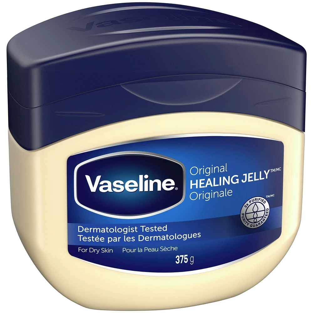 Vaseline Healing Jelly for dry, cracked skin Original 100% pure petroleum jelly 375 g