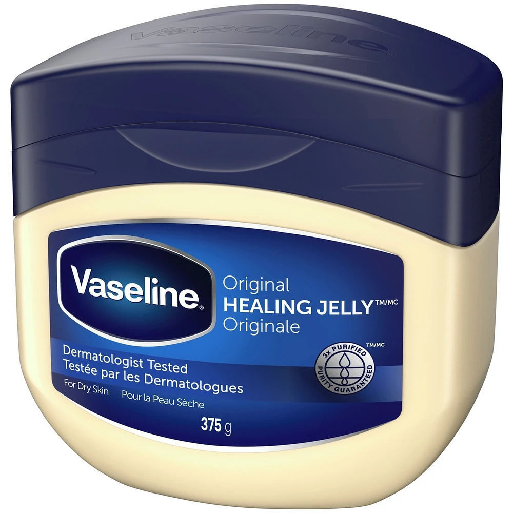 Vaseline Healing Jelly for dry, cracked skin Original 100% pure petroleum jelly 375 g