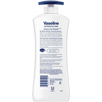 Vaseline Intensive Care Body Lotion deep moisturizer for dry skin Advanced Repair lightly scented with micro-droplets of Vaseline Jelly 600 ml