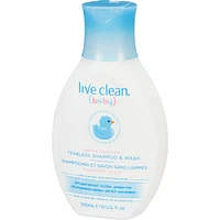 Live Clean Baby Gentle Moisture Tearless Shampoo & Wash