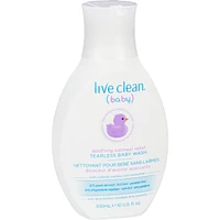 Live Clean Baby Soothing Oatmeal Relief Tearless Baby Wash