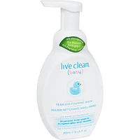 Live Clean Baby Gentle Moisture Tearless Foaming Baby Wash