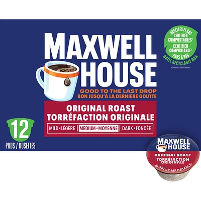 Original Roast Coffee 100% Compostable K Cup Coffee Pods