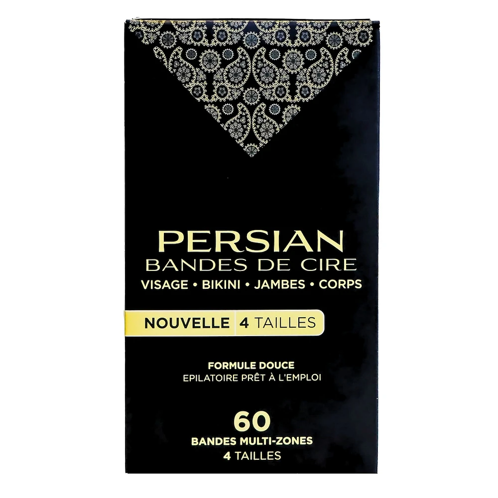 Persian Multi-Zone Wax Strips 4 sizes 60pc