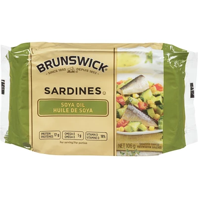 Sardines à l’huile de soja