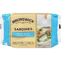 Sardines dans de l’eau de source