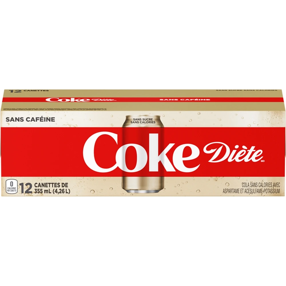 Calorie-Free Cola With Aspartame And Acesulfame-Potassium Caffeine Free