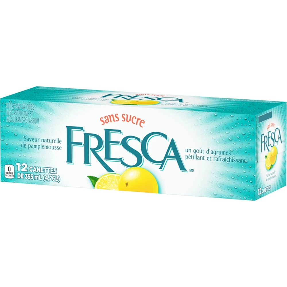Soda Sugar-Free Natural Grapefruit Flavour