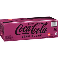 Coke zero cola à saveur de cerise