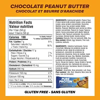 Pure Protein Bars, Chocolate Peanut Butter, Gluten Free Snack Bars