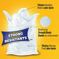 Kitchen Catchers White Garbage Bags - X-Small 15 Litres - Febreze Fresh Clean Scent