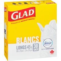 Bags White Tall 45 L