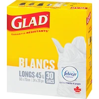 Bags White Tall 45 L