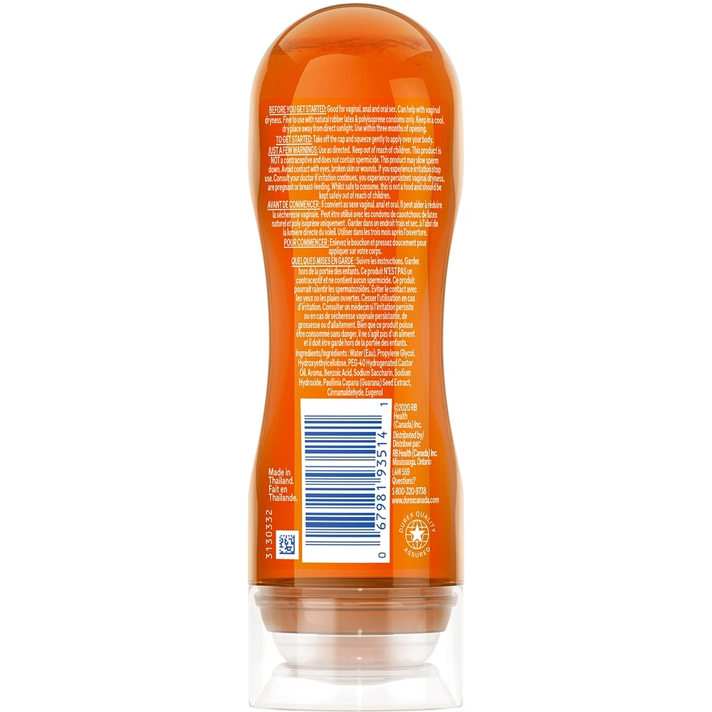 Durex Play 2-in-1 Massage Gel and Intimate Lubricant with Guarana Extract