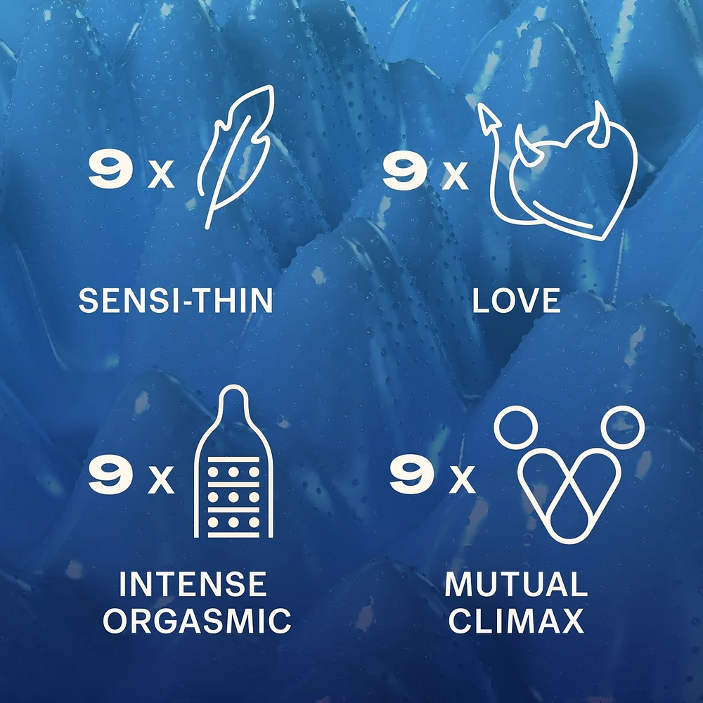Durex Pleasure Mix Value Pack Condoms